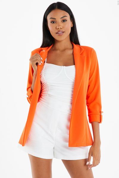 Orange Crop Sleeve Blazer